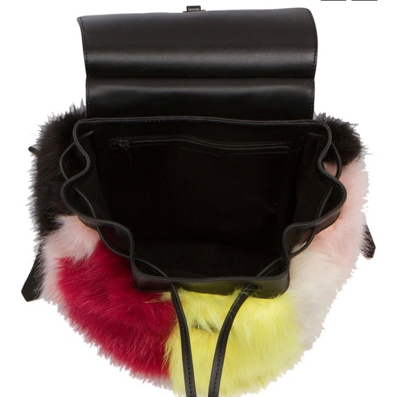Kendall & Kylie Faux Fur Nancy Backpack Multicolor - Picture 2 of 5